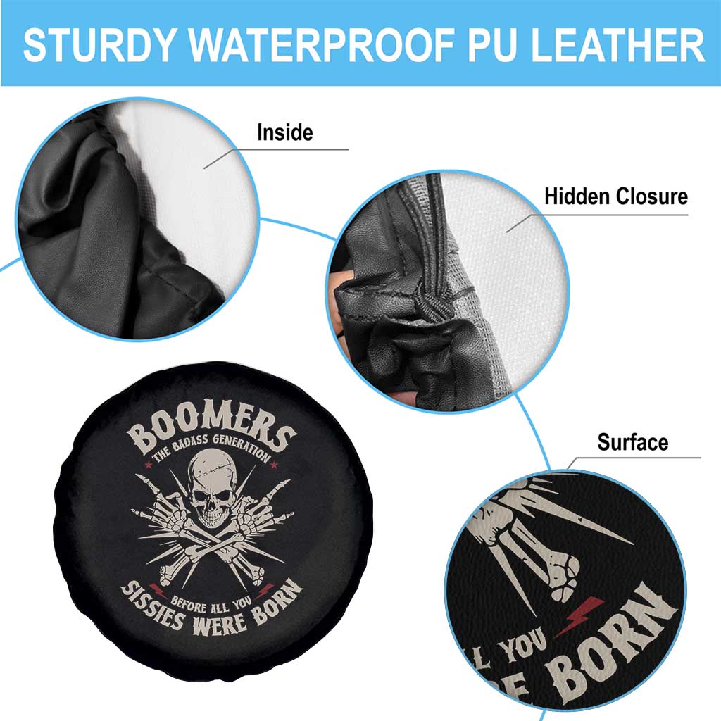 Baby Boomers Proud Spare Tire Cover The Badass Generation Before All You Sissies Were Born - Wonder Print Shop