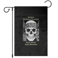 Baby Boomers Generation Garden Flag Retro Badass Quote Gift - Wonder Print Shop