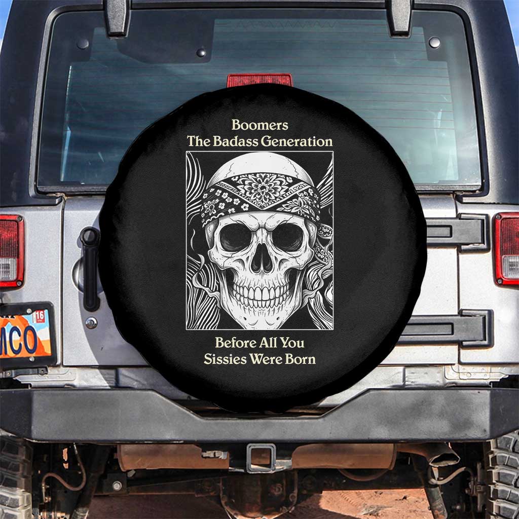 Baby Boomers Generation Spare Tire Cover Retro Badass Quote Gift - Wonder Print Shop
