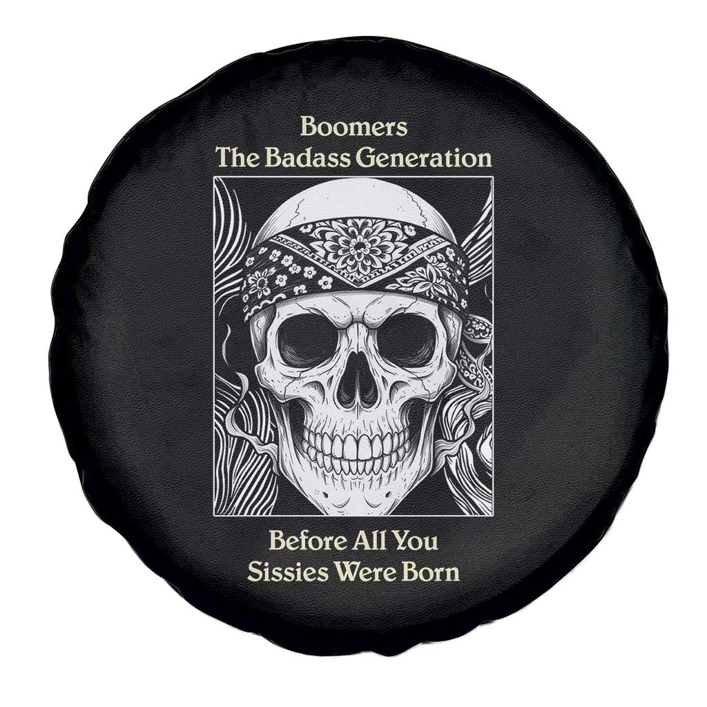 Baby Boomers Generation Spare Tire Cover Retro Badass Quote Gift - Wonder Print Shop