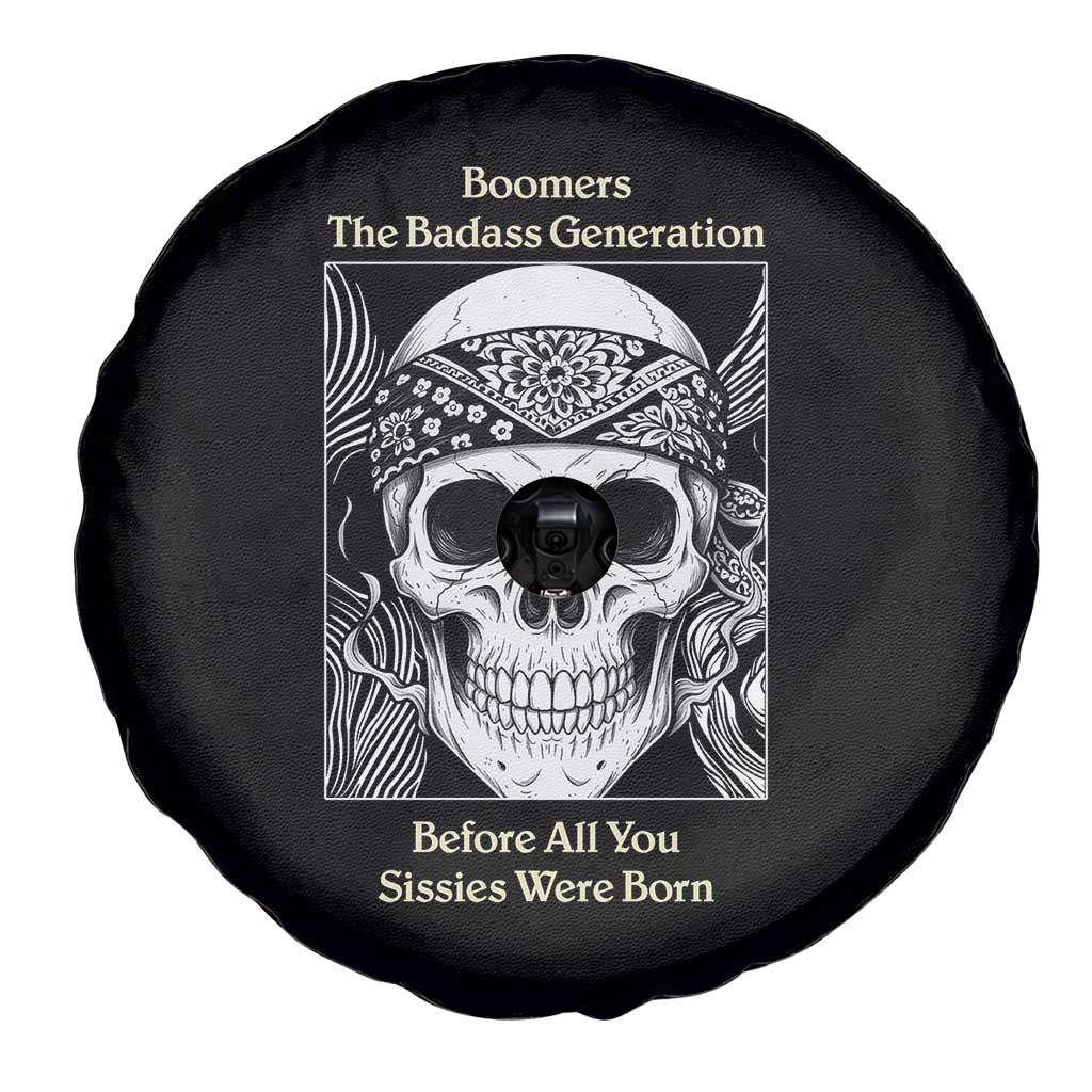 Baby Boomers Generation Spare Tire Cover Retro Badass Quote Gift - Wonder Print Shop