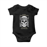 Baby Boomers Generation Baby Onesie Retro Badass Quote Gift - Wonder Print Shop