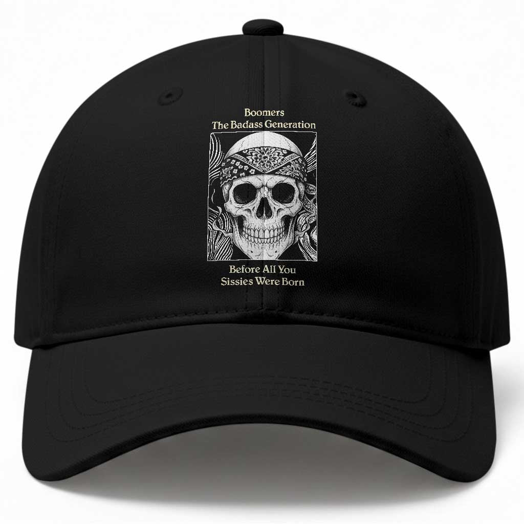 Baby Boomers Generation Baseball Cap Retro Badass Quote Gift