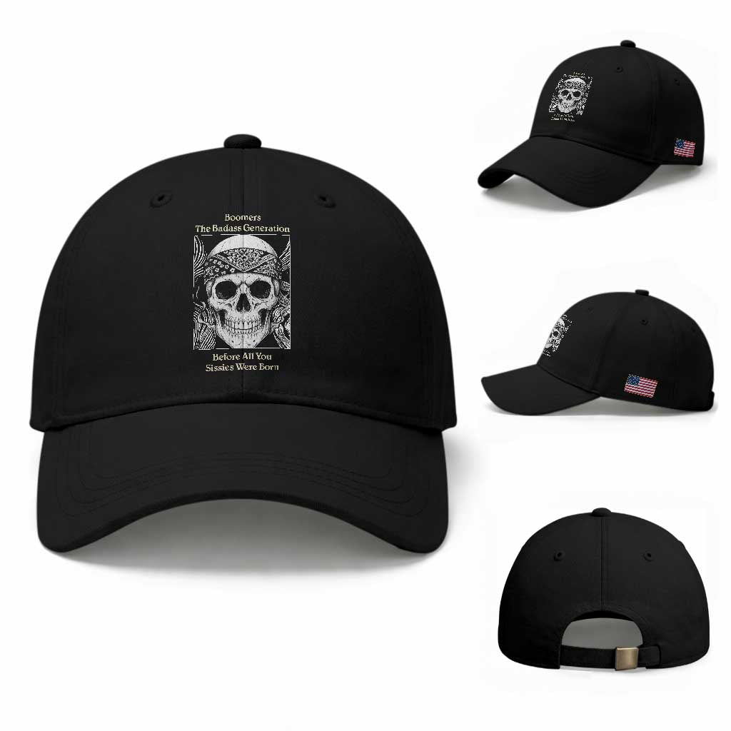 Baby Boomers Generation Baseball Cap Retro Badass Quote Gift