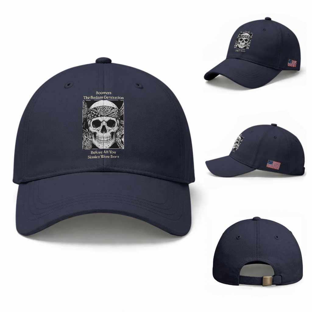 Baby Boomers Generation Baseball Cap Retro Badass Quote Gift