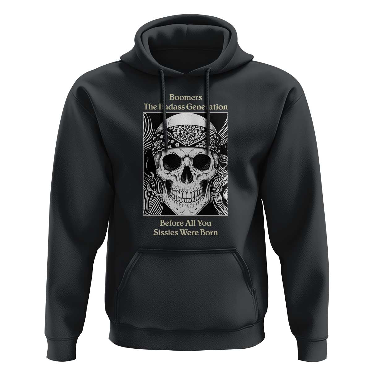 Baby Boomers Generation Hoodie Retro Badass Quote Gift - Wonder Print Shop