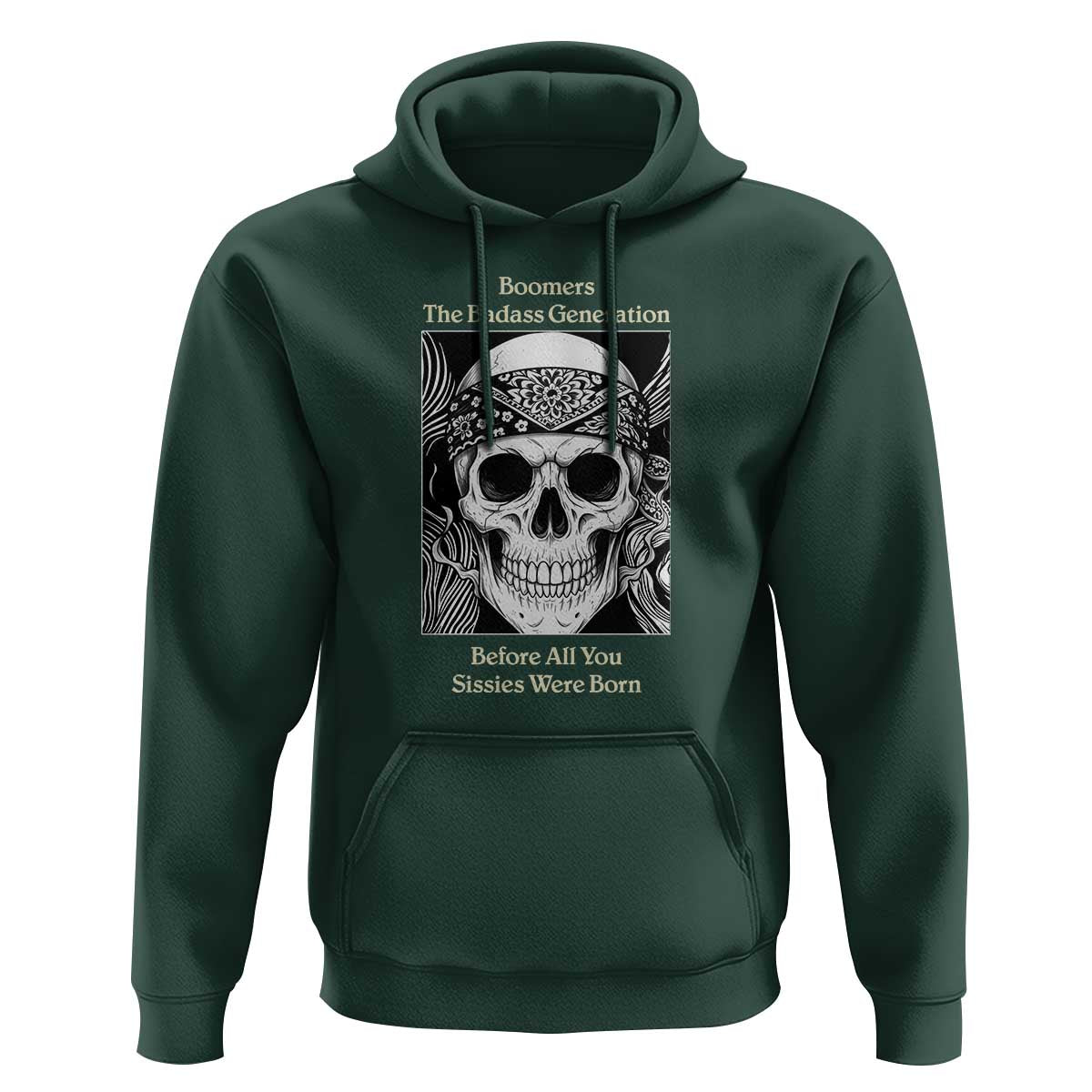 Baby Boomers Generation Hoodie Retro Badass Quote Gift - Wonder Print Shop