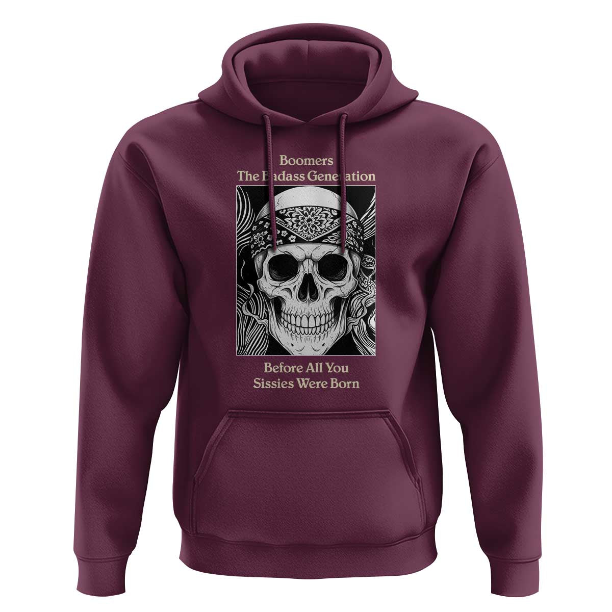 Baby Boomers Generation Hoodie Retro Badass Quote Gift - Wonder Print Shop