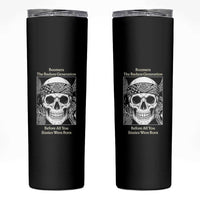 Baby Boomers Generation Skinny Tumbler Retro Badass Quote Gift