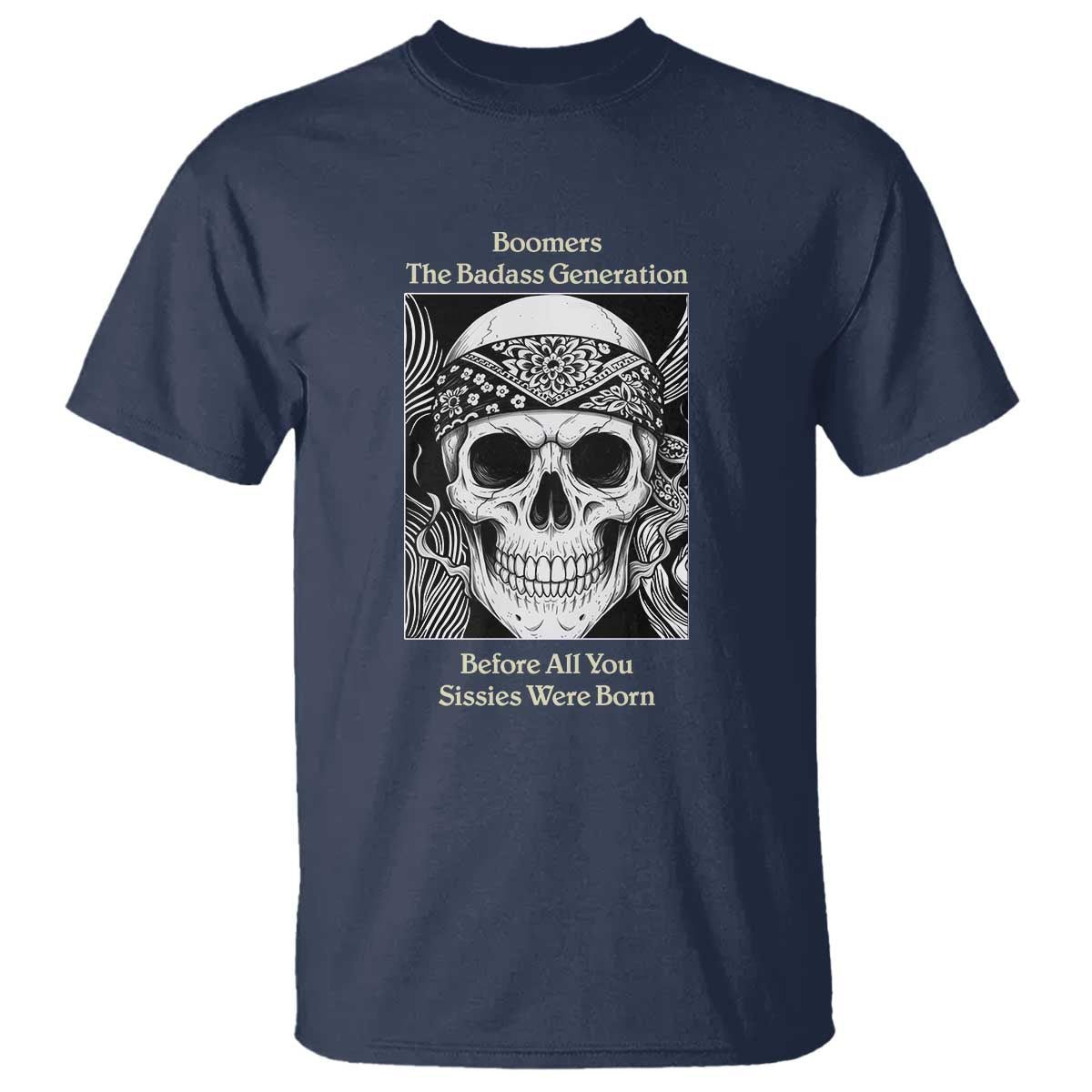 Baby Boomers Generation T Shirt Retro Badass Quote Gift - Wonder Print Shop