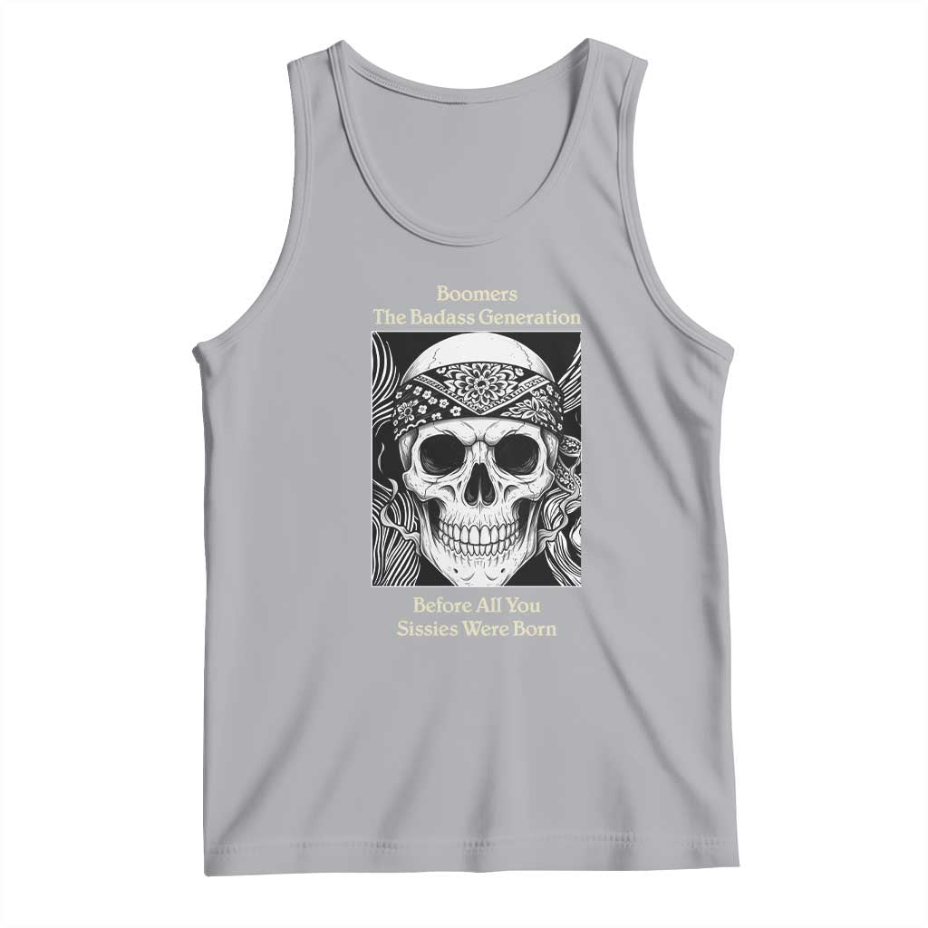 Baby Boomers Generation Tank Top Retro Badass Quote Gift - Wonder Print Shop