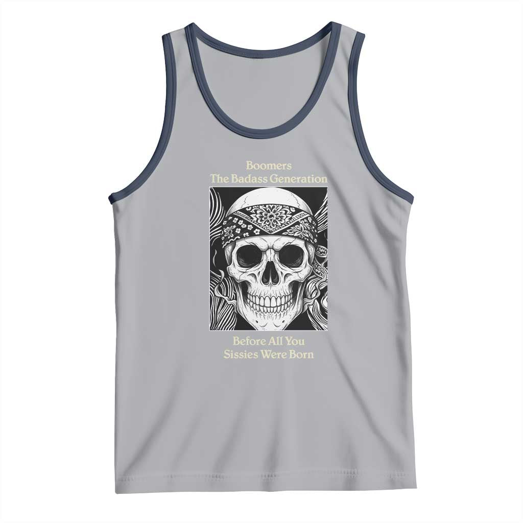 Baby Boomers Generation Tank Top Retro Badass Quote Gift - Wonder Print Shop