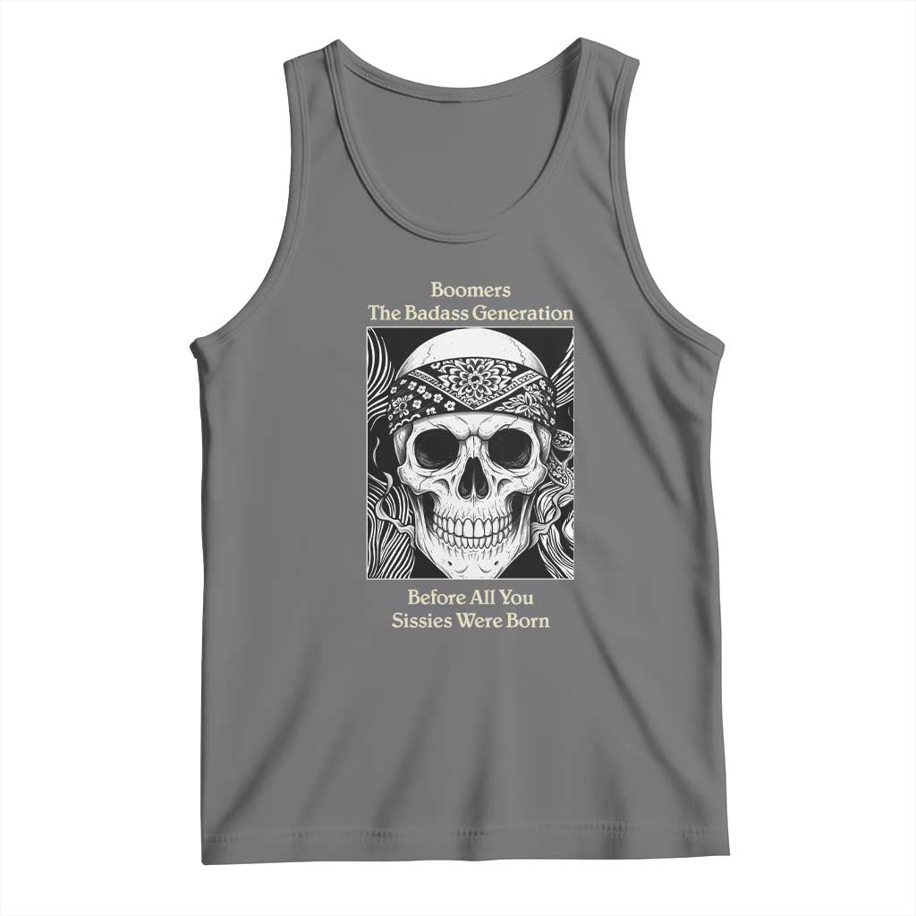 Baby Boomers Generation Tank Top Retro Badass Quote Gift - Wonder Print Shop