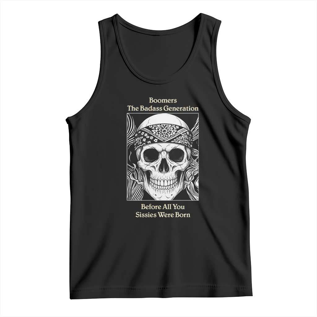 Baby Boomers Generation Tank Top Retro Badass Quote Gift - Wonder Print Shop