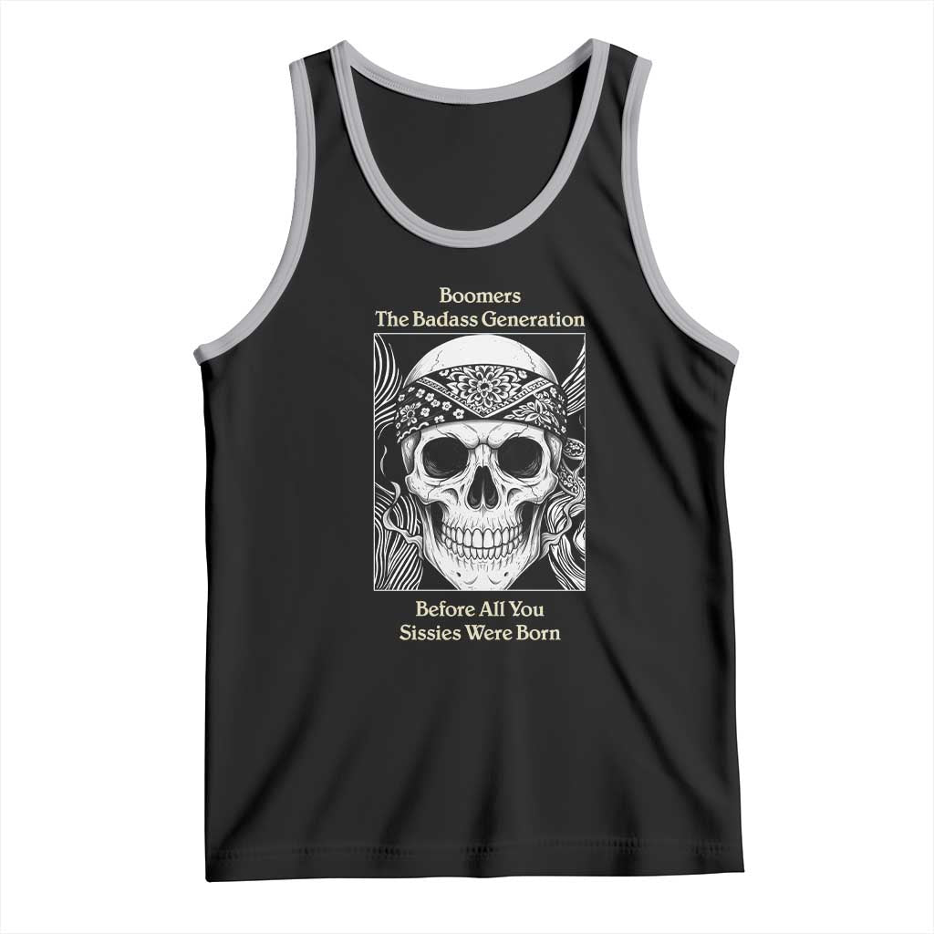 Baby Boomers Generation Tank Top Retro Badass Quote Gift - Wonder Print Shop