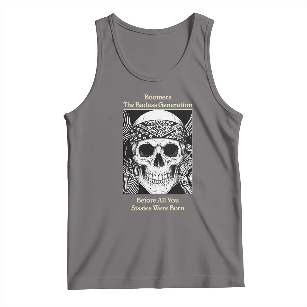 Baby Boomers Generation Tank Top Retro Badass Quote Gift - Wonder Print Shop