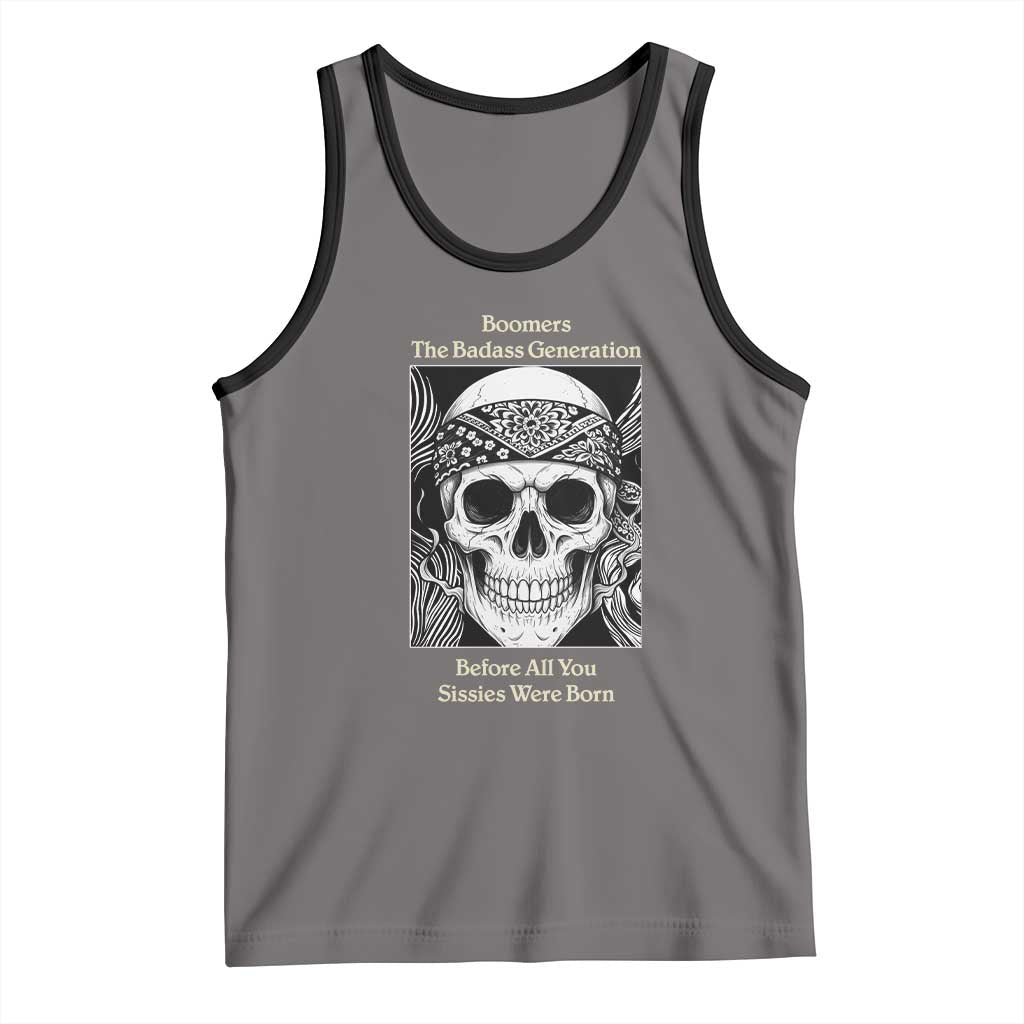 Baby Boomers Generation Tank Top Retro Badass Quote Gift - Wonder Print Shop