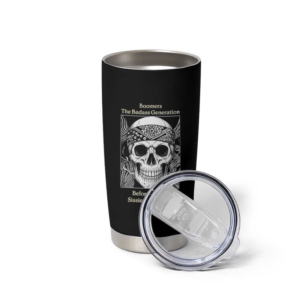 Baby Boomers Generation Tumbler Cup Retro Badass Quote Gift