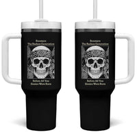 Baby Boomers Generation Tumbler With Handle Retro Badass Quote Gift