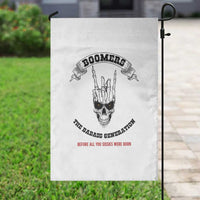 Baby Boomers The Badass Generation Funny Quote Gift Garden Flag - Wonder Print Shop