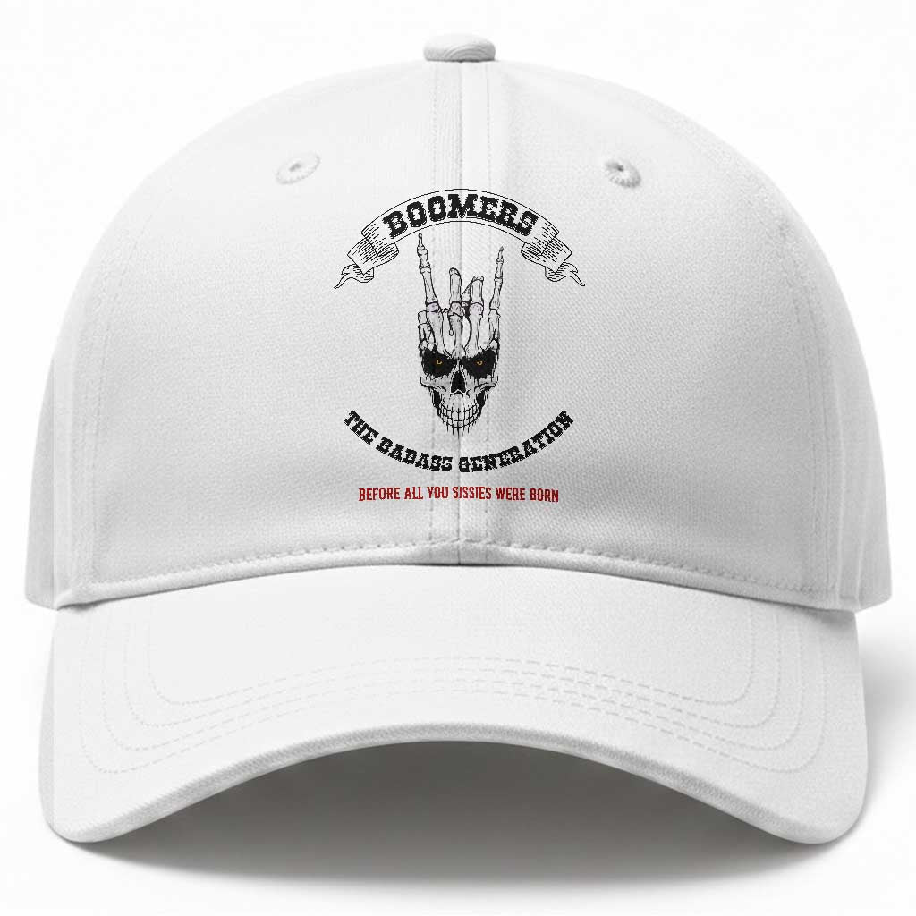 Baby Boomers The Badass Generation Funny Quote Gift Baseball Cap