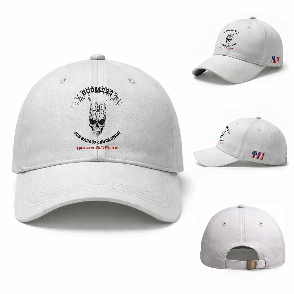 Baby Boomers The Badass Generation Funny Quote Gift Baseball Cap