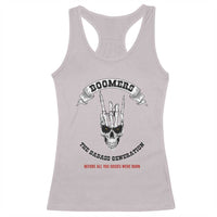 Baby Boomers The Badass Generation Funny Quote Gift Racerback Tank Top - Wonder Print Shop