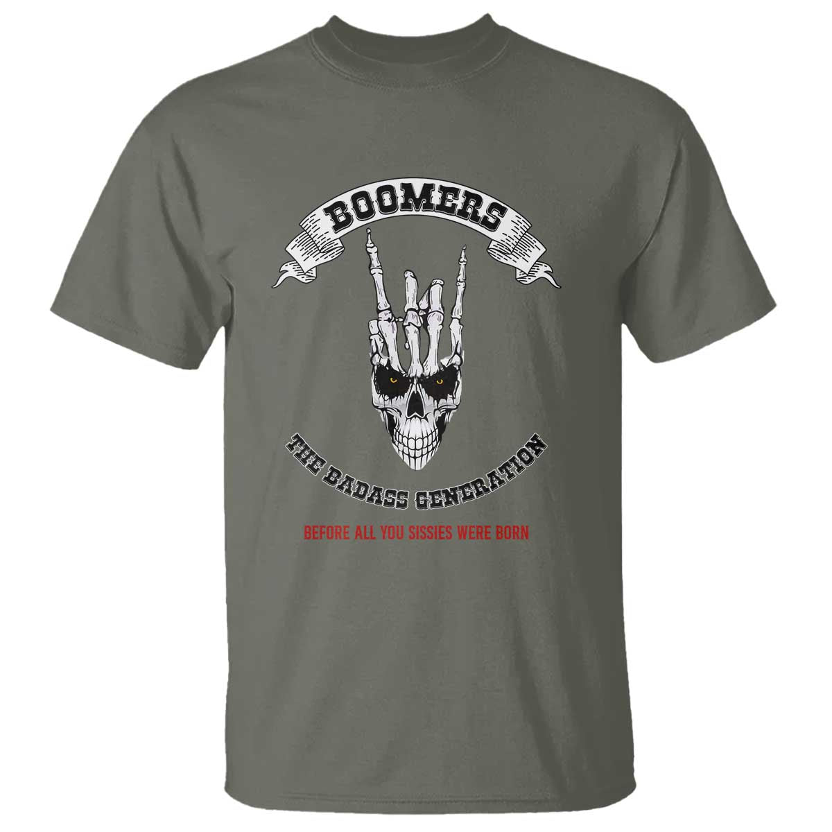 Baby Boomers The Badass Generation Funny Quote Gift T Shirt - Wonder Print Shop