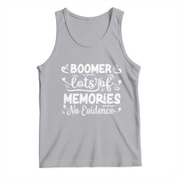 Baby Boomer Generation Tank Top Lots Of Memories No Evidence - Wonder Print Shop
