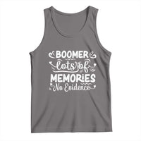 Baby Boomer Generation Tank Top Lots Of Memories No Evidence - Wonder Print Shop