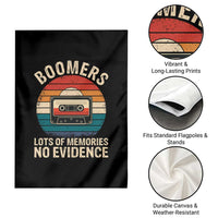 Funny Baby Boomers Lots Of Memories No Evidence Gift Garden Flag - Wonder Print Shop