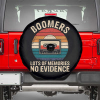 Funny Baby Boomers Lots Of Memories No Evidence Gift Spare Tire Cover - Wonder Print Shop