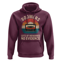 Funny Baby Boomers Lots Of Memories No Evidence Gift Hoodie - Wonder Print Shop