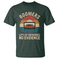 Funny Baby Boomers Lots Of Memories No Evidence Gift T Shirt - Wonder Print Shop