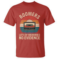 Funny Baby Boomers Lots Of Memories No Evidence Gift T Shirt - Wonder Print Shop