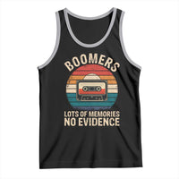 Funny Baby Boomers Lots Of Memories No Evidence Gift Tank Top - Wonder Print Shop