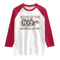 Made In The 60s Original Parts Raglan Shirt Funny Boomers Birthday Gift - Wonder Print Shop