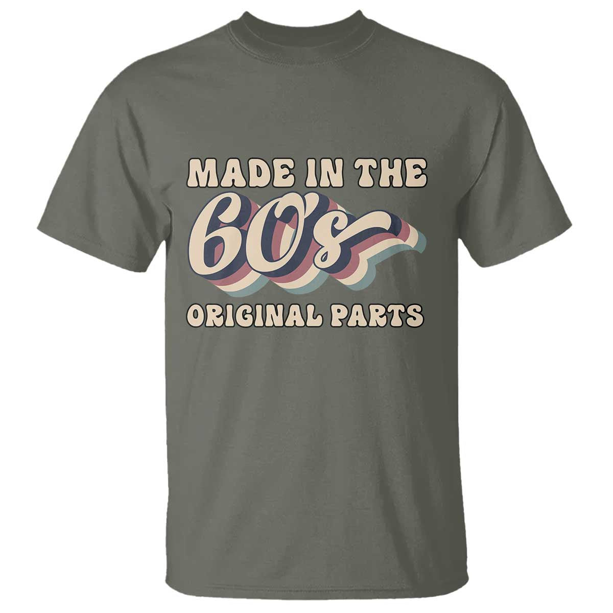 Made In The 60s Original Parts T Shirt Funny Boomers Birthday Gift - Wonder Print Shop
