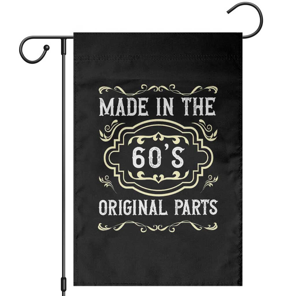 Made In The 60s Original Parts Garden Flag Vintage Baby Boomer Gift - Wonder Print Shop