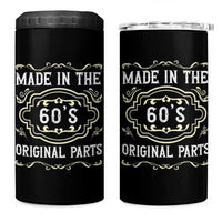 Made In The 60s Original Parts 4 in 1 Can Cooler Tumbler Vintage Baby Boomer Gift
