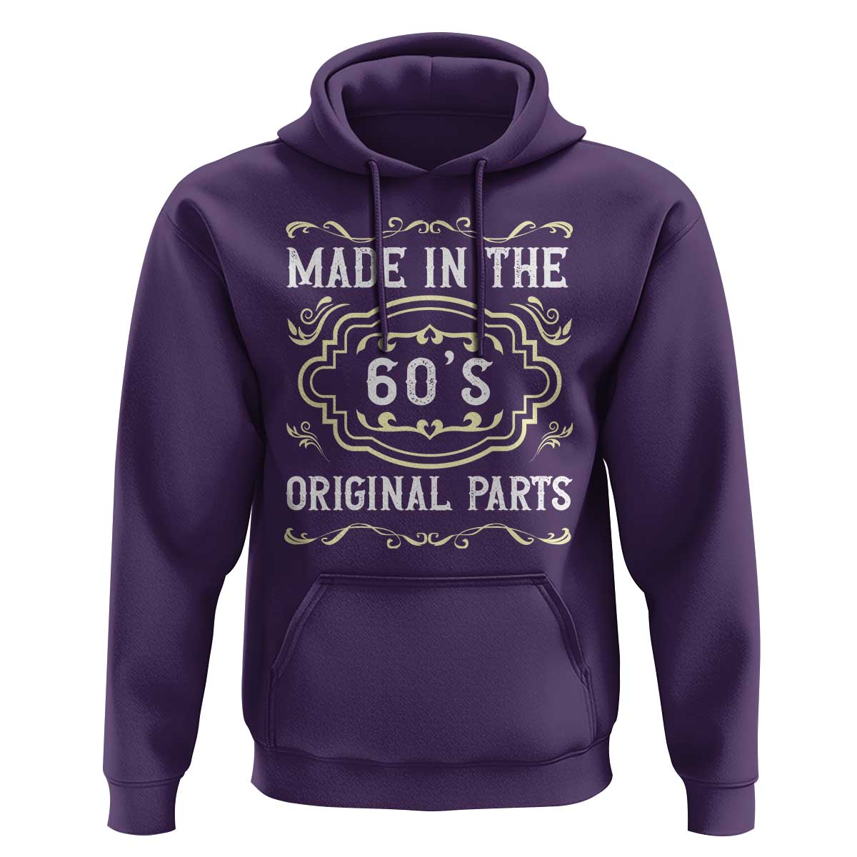 Made In The 60s Original Parts Hoodie Vintage Baby Boomer Gift - Wonder Print Shop
