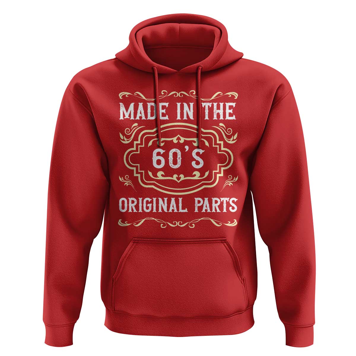 Made In The 60s Original Parts Hoodie Vintage Baby Boomer Gift - Wonder Print Shop