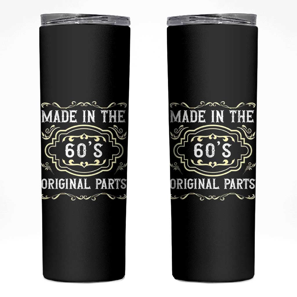 Made In The 60s Original Parts Skinny Tumbler Vintage Baby Boomer Gift