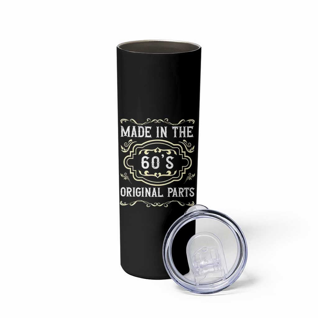 Made In The 60s Original Parts Skinny Tumbler Vintage Baby Boomer Gift