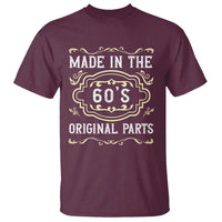 Made In The 60s Original Parts T Shirt Vintage Baby Boomer Gift - Wonder Print Shop
