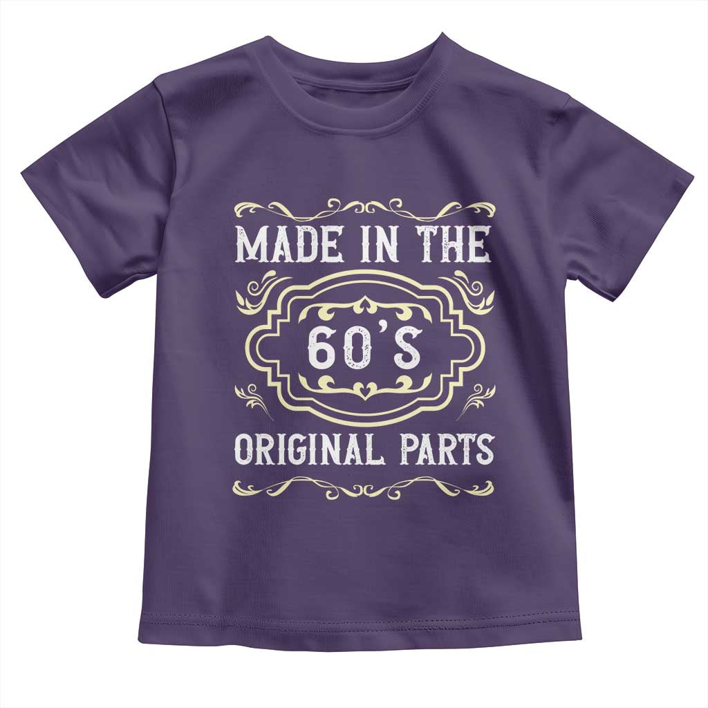 Made In The 60s Original Parts Toddler T Shirt Vintage Baby Boomer Gift - Wonder Print Shop