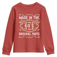 Made In The 60s Original Parts Youth Sweatshirt Vintage Baby Boomer Gift - Wonder Print Shop