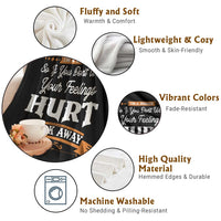 Baby Boomers Throw Blanket If You Dont Want Your Feelings Hurt Walk Away - Wonder Print Shop