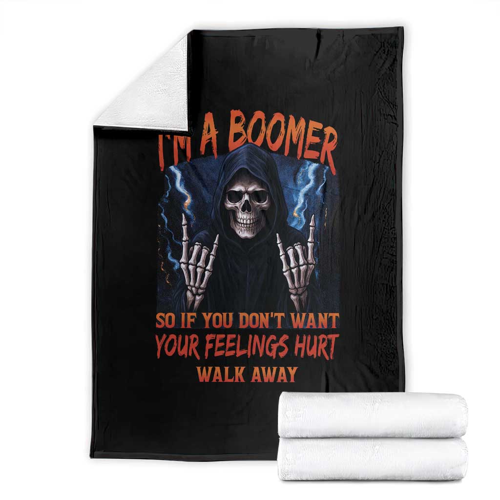 Baby Boomers Sarcastic Throw Blanket If You Dont Want Feelings Hurt Gift - Wonder Print Shop