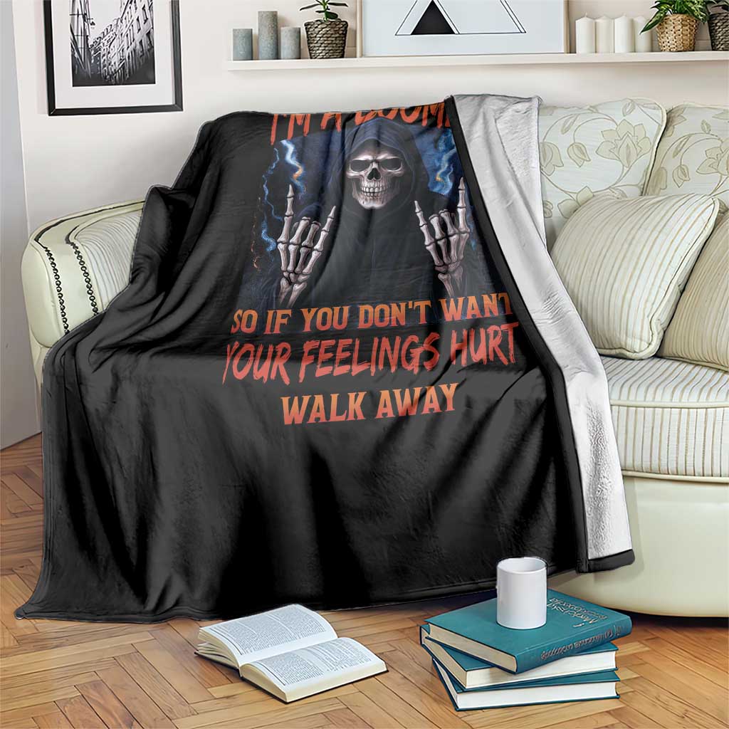 Baby Boomers Sarcastic Throw Blanket If You Dont Want Feelings Hurt Gift - Wonder Print Shop